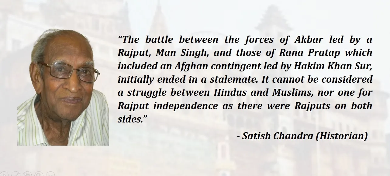 The Battle of Haldighati: A Clash Unrelated to Religion 3 satish chandra