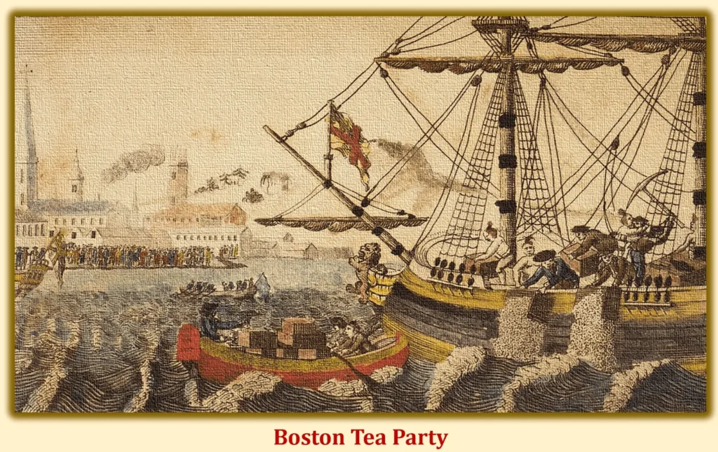 Formation of the United States: Crafting a Democratic Legacy 4 Boston Tea Party