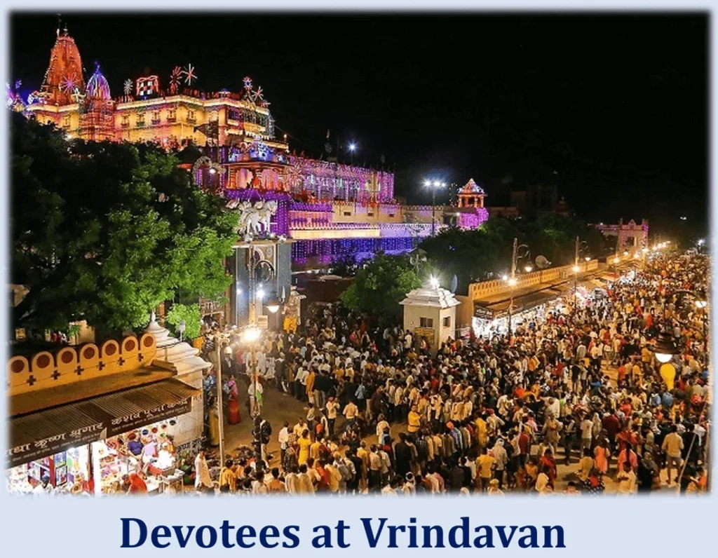 Janmashtami 2023: Captivating the Essence of Krishna's Birth 2 Devotees at Vrindavan