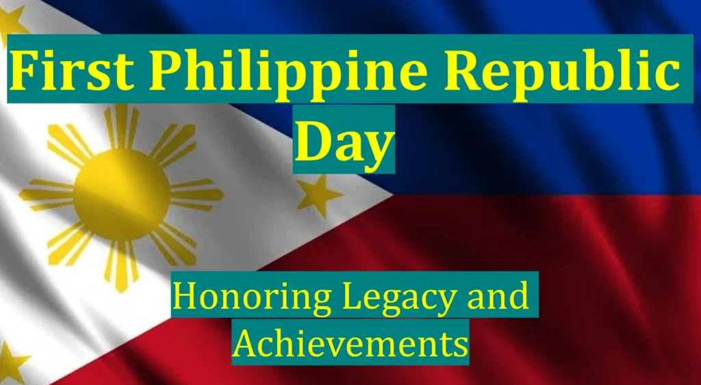 First Philippine Republic Day