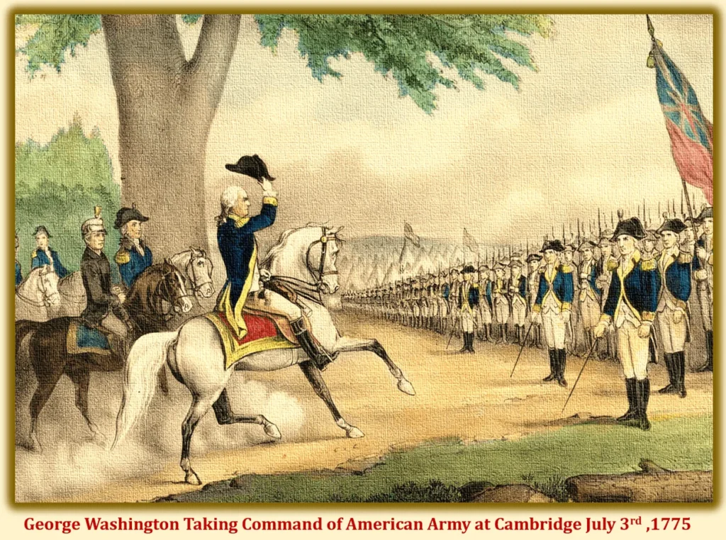 The American Revolutionary War: The Epic Saga of Battle and Strategies 8 George Washington taking command