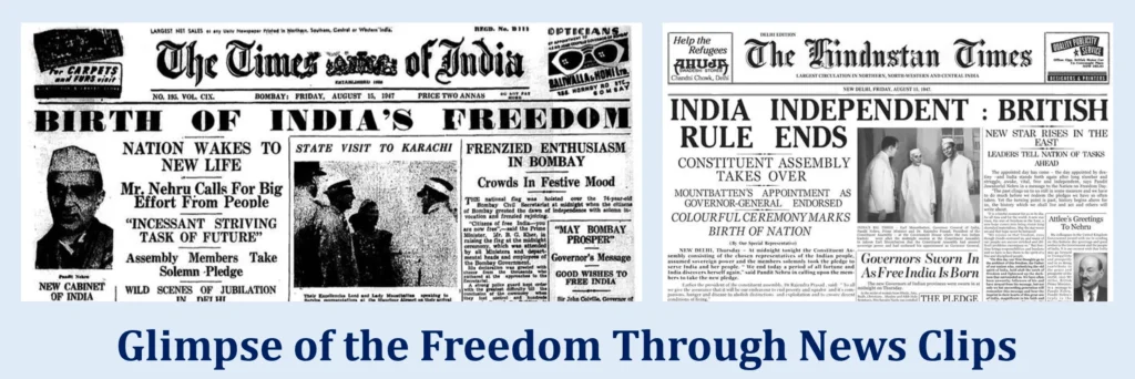 Glimpse of the Freedom Through News Clips