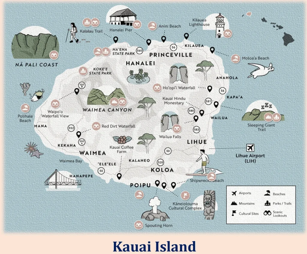 Kaua'i'o'o: An Elegy of an Extinct Bird 3 Kauai Island