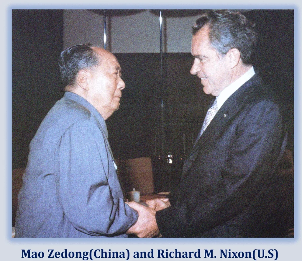 Richard M. Nixon: A Reflection on Presidency, Scandal and Legacy 4 Mao Zedong(China) and Richard M. Nixon(U.S)