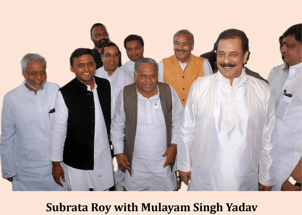 Subrata Roy: The Life and Legacy of an Influential Business Magnate 4 Subrata Roy and Mulayam Singh