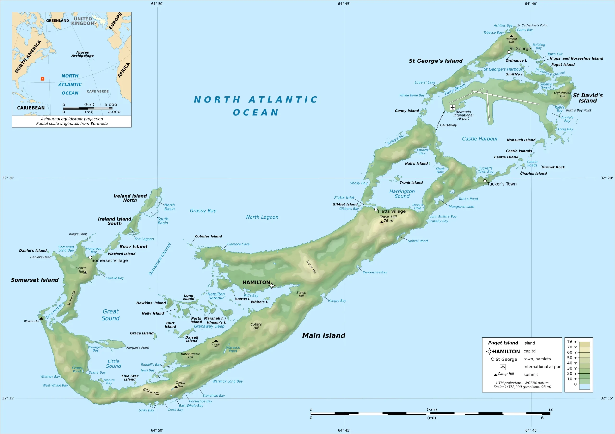 Bermuda: Exploring the Island Jewel of the Atlantic with Pink Sand Beaches 3 Location of Bermuda