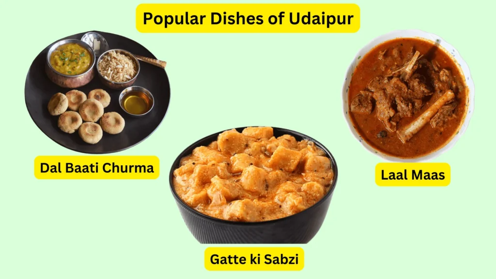 popular dishes of Udaipur