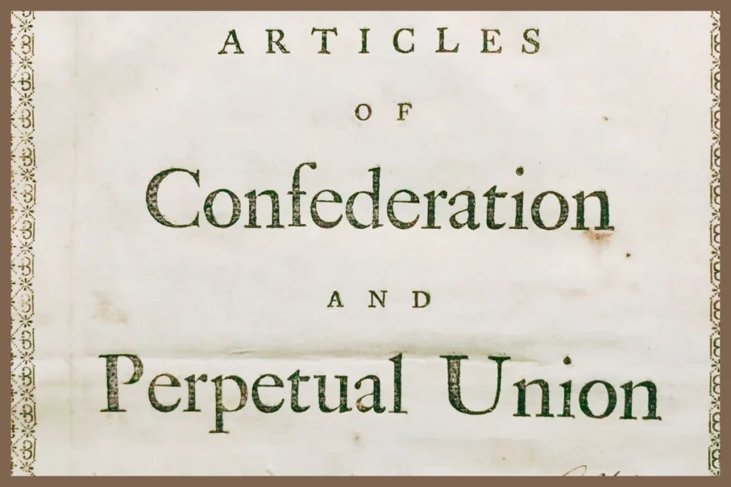 Formation of the United States: Crafting a Democratic Legacy 10 Articles of Confederation