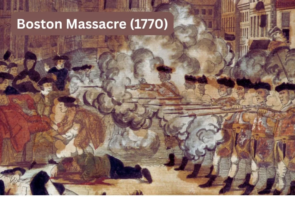 Formation of the United States: Crafting a Democratic Legacy 3 Boston Massacre (1770)