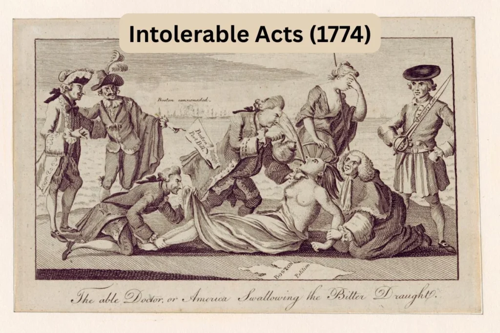Formation of the United States: Crafting a Democratic Legacy 5 Intolerable Acts