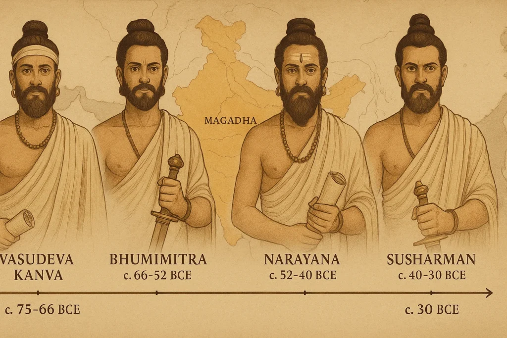 Kanva Dynasty: The Forgotten Bridge Between Shungas and Satavahanas 3 kanva dynasty timeline