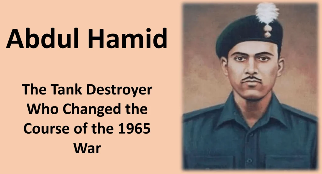 Abdul Hamid: The Tank Destroyer Who Changed the Course of the 1965 War 1 Abdul Hamid