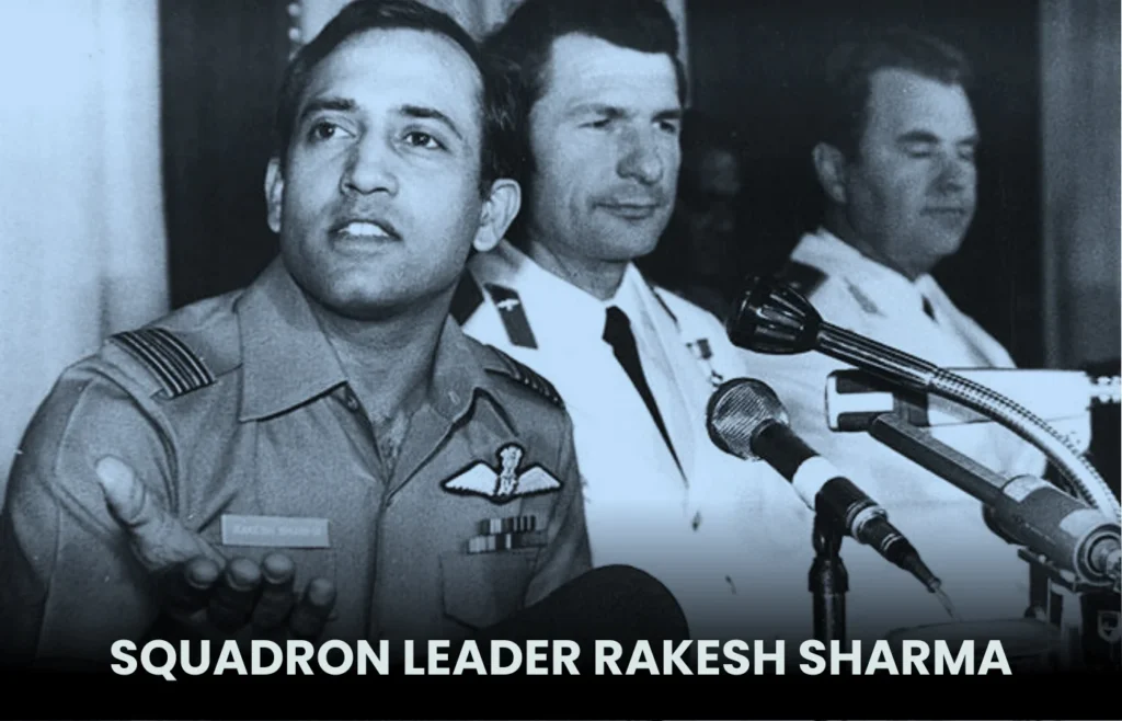 squadron leader Rakesh Sharma