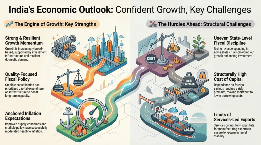 Economic Survey 2025-26: From Growth to Strategic Resilience in a Fragmented Global Economy 2 Macroeconomic Foundations and Growth Outlook