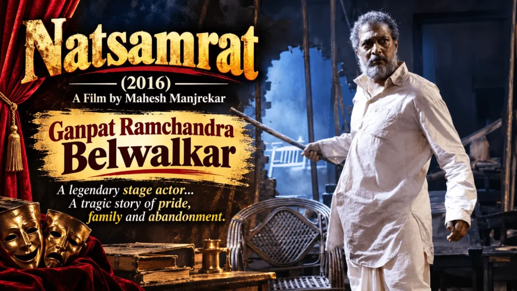 Nana Patekar (1951–2026): The Unconventional Actor Who Redefined Intensity in Indian Cinema 13 Natsamrat_ A Tragic Stage Legacy